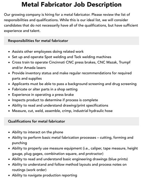 metal fabrication estimator salary|aluminum fabrication job description.